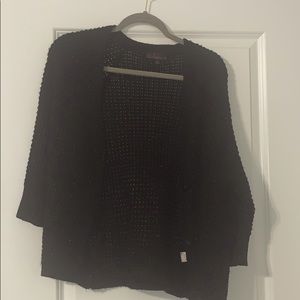 Black cardigan